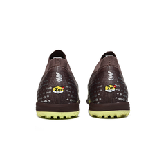Chuteira Society TF Nike Mercurial Vapor 16 Elite Marrom Pack Mbappe Infantil