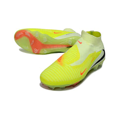Chuteira Campo FG Nike Phantom 6 DF Elite Amarela e Verde