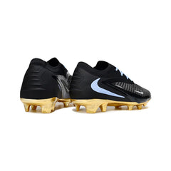Chuteira Campo FG Nike Phantom 6 Elite Preta e Dourada