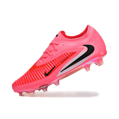 Chuteira Campo FG Nike Phantom 6 Elite Rosa e Vermelha Infantil