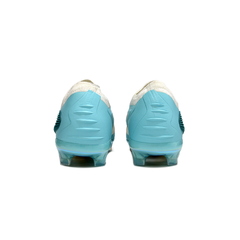 Chuteira Campo FG Nike Phantom 6 Elite Branca e Azul-Clara Infantil