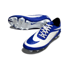 Chuteira Campo FG Nike Phantom Hypervenom Elite Azul e Branca