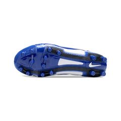 Chuteira Campo FG Nike Total 90 III Infantil Azul e Branca