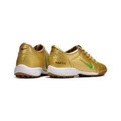 Chuteira Society TF Nike Total 90 III Infantil Dourada