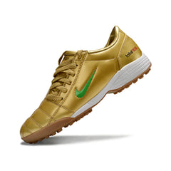 Chuteira Society TF Nike Total 90 III Infantil Dourada
