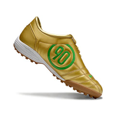 Chuteira Society TF Nike Total 90 III Infantil Dourada