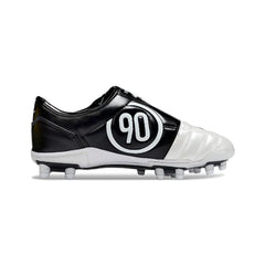 Chuteira Campo FG Nike Total 90 III Infantil Branca e Preta