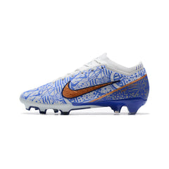 Chuteira Campo FG Nike Zoom Mercurial Vapor 15 Elite CR7 Azul Infantil