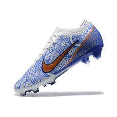 Chuteira Campo FG Nike Zoom Mercurial Vapor 15 Elite CR7 Azul Infantil