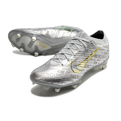 Chuteira Campo Molhado SG Nike Zoom Mercurial Vapor 15 Elite Prateada