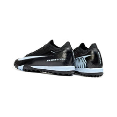 Chuteira Society TF Nike Zoom Mercurial Vapor 16 Elite Preta e Branca Infantil