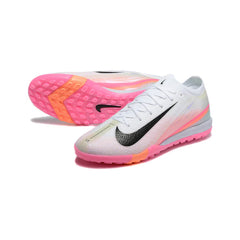 Chuteira Society TF Nike Zoom Mercurial Vapor 16 Elite Pack Branco Sam Kerr Turf Infantil