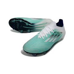 Chuteira Campo FG Adidas F50 Primeknit Elite Branca e Prateada