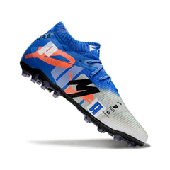 Chuteira Campo Sintético AG Puma Future 8 Azul e Branca