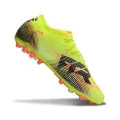 Chuteira Campo Sintético AG Puma Future 8 Low Cut Amarela e Laranja
