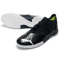 Chuteira Futsal IC Puma Future Z 1.3 Pack Eclipse Preta e Branca