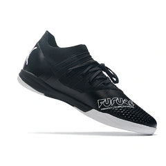 Chuteira Futsal IC Puma Future Z 1.3 Pack Eclipse Preta e Branca