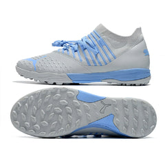 Chuteira Society TF Puma Future Z 1.3 Cinza and Azul