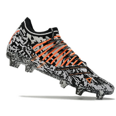 Chuteira Campo FG Puma Future Z 1.3 Teaser Pack Preta e Branca