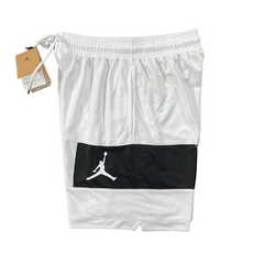 Shorts Jordan Branco e Preto
