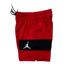 Shorts Jordan Vermelho e Preto