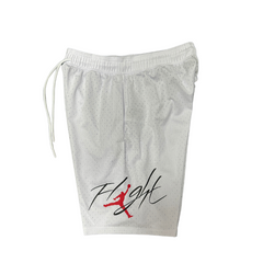 Shorts Jordan Branco, Preto e Vermelho