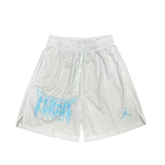 Shorts Jordan Branco e Azul-Claro