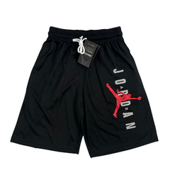Shorts Jordan Preto, Branco e Vermelho