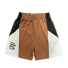 Shorts Under Armour Marrom Preto e Branco