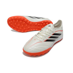 Chuteira Society TF Adidas Copa Gloro III Branca e Laranja