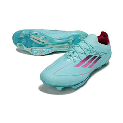 Chuteira Campo FG Adidas F50+ Elite Azul e Rosa