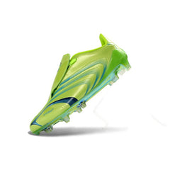 Chuteira Campo FG Adidas F50 Sem Cadarço Elite Verde Fluorescente