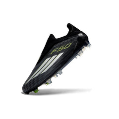 Chuteira Campo FG Adidas F50 Elite Sem Cadarço Preto e Branco