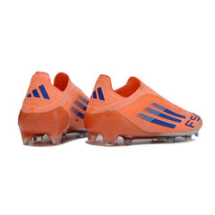 Chuteira Campo FG Adidas F50 Elite Sem Cadarço Pack Coral Blaze