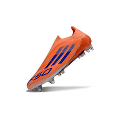 Chuteira Campo Molhado SG Adidas F50 Elite Sem Cadarço Pack Coral Blaze