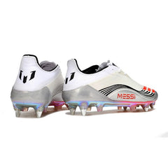 Chuteira Campo Molhado SG Adidas F50 Elite Pack Messi Branco