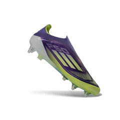 Chuteira Campo Molhado SG Adidas F50 Elite Sem Cadarço Pack New Season Preta e Branca