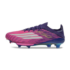 Chuteira Campo FG Adidas F50+ Elite Rosa e Roxa