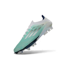 Chuteira Campo FG Adidas F50+ Elite Branca e Prateada