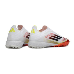 Chuteira Society TF Adidas F50 Sem Cadarço Elite Pack Pure Victory