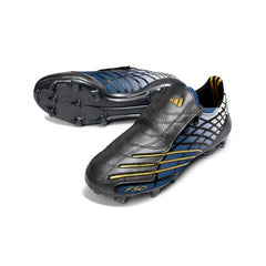 Chuteira Campo FG Adidas F50 Spider Preta, Dourada e Branca