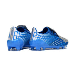 Chuteira Campo FG Adidas F50 Spider Azul e Prateada