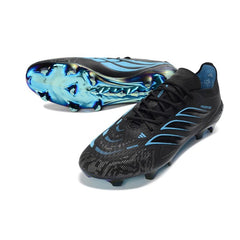 Chuteira Campo FG Adidas Predator 26 Elite Preto e Azul