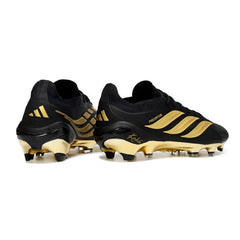 Chuteira Campo FG Adidas Predator 26 Elite Preta e Dourada