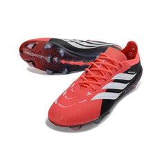 Chuteira Campo FG Adidas Predator 26 Elite Preta e Vermelha