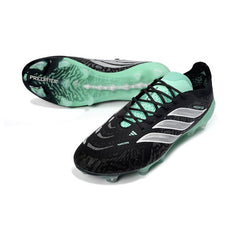 Chuteira Campo FG Adidas Predator 26 Elite Preta, Branca e Verde