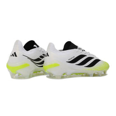 Chuteira Campo FG Adidas Predator 26 Elite Fluorescent Verde, Preto e Branco