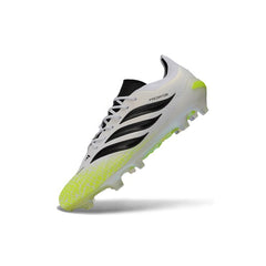 Chuteira Campo FG Adidas Predator 26 Elite Fluorescent Verde, Preto e Branco
