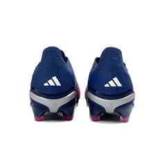 Chuteira Campo FG Adidas Predator 26 Elite Rosa e Roxa Infantil