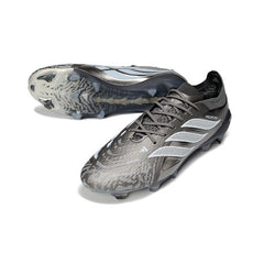 Chuteira Campo FG Adidas Predator 26 Elite Cinza